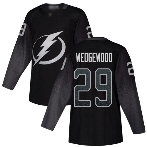 Adidas Tampa Bay Lightning #29 Scott Wedgewood Black Alternate Authentic Youth Stitched NHL Jersey->youth nhl jersey->Youth Jersey